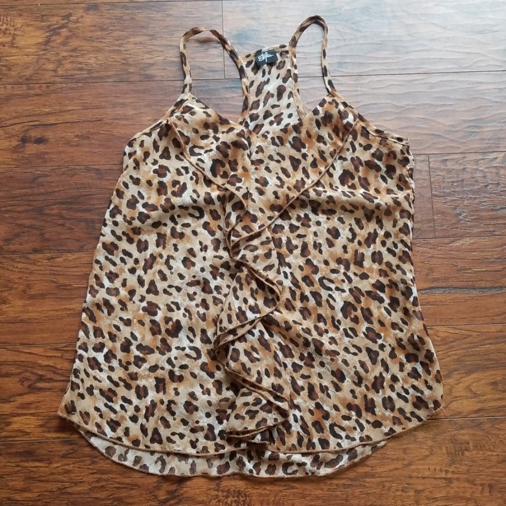Cheetah Print Tank Top Medium